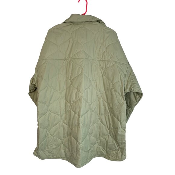 NWT Nike Oversized Fit Quilted Shirt Jacket Shacket Women L/XL - Picture 11 of 12